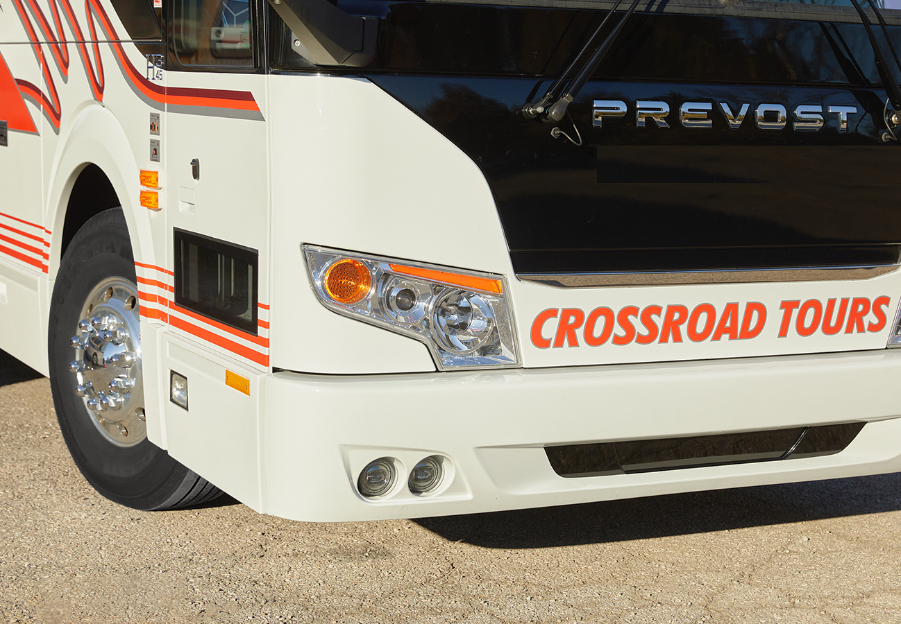 Passenger motorcoach charter bus 